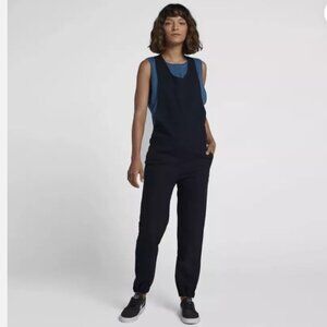 (NWOT) Hurley Black Jumpsuit Racerback Overalls Size S